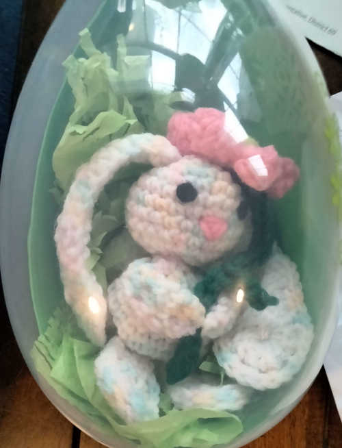 Photo of crochet bunny